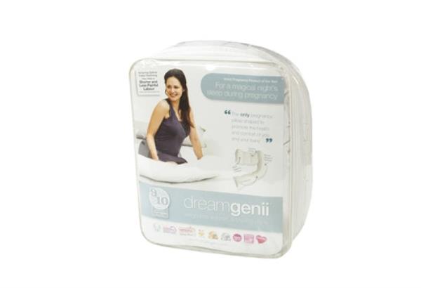 Dream Genii Pregnancy Support Pillow, £39.99, <a title="http://dreamgenii.com/" href="http://dreamgenii.com/" target="_blank">dreamgenii.com</a>