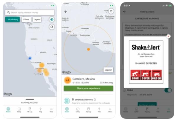MyShake应用现在在华盛顿州可用，可以在地震开始前提供预警