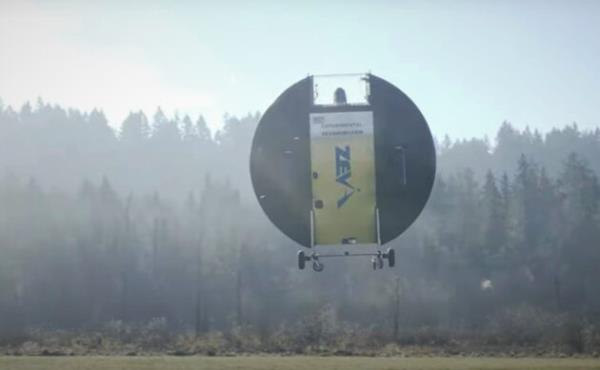 Zeva公司的零“飞碟”eVTOL在南部牧场进行了首次自由飞行测试