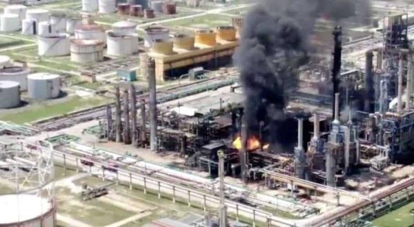 安全部队表示，导弹袭击伊拉克炼油厂导致坦克起火