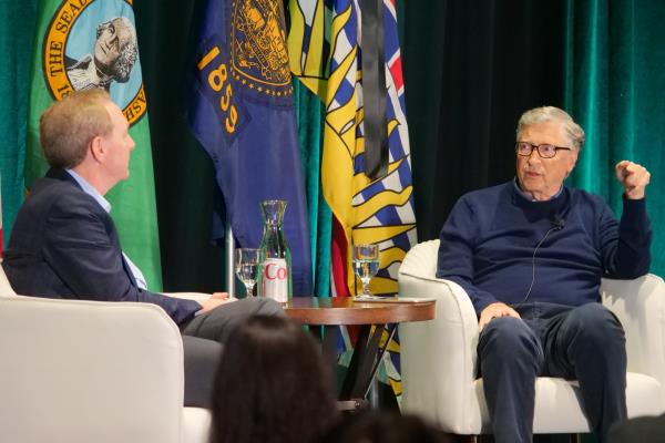 比尔•盖茨(Bill Gates)受到美国气候变化倡议的鼓舞，因为“超大区域”正在应对长期挑战