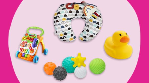 a collage of the best baby toys