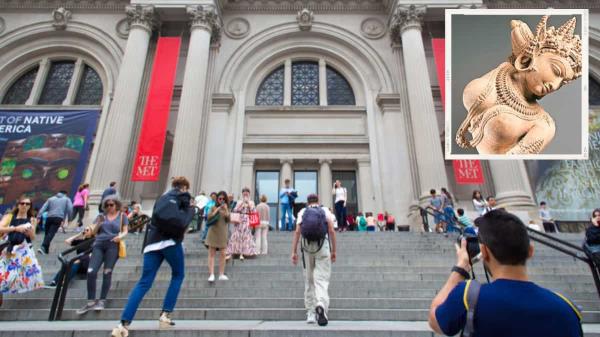 在法院下令没收后，纽约大都会艺术博物馆将向印度归还15件雕塑