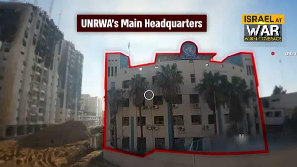 视频:以色列展示哈马斯在联合国加沙总部下方的隧道网络