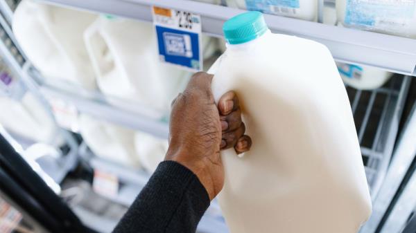食品和药物管理局在杂货店的牛奶中发现禽流感病毒的痕迹，但说它仍然是安全的